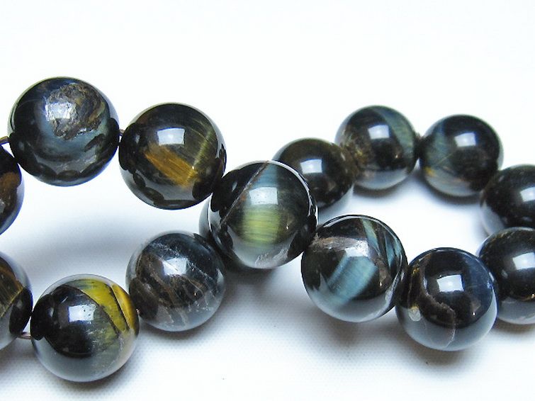ミックスタイガーアイ ブレスレット 15mm [t31-6361] 2枚目