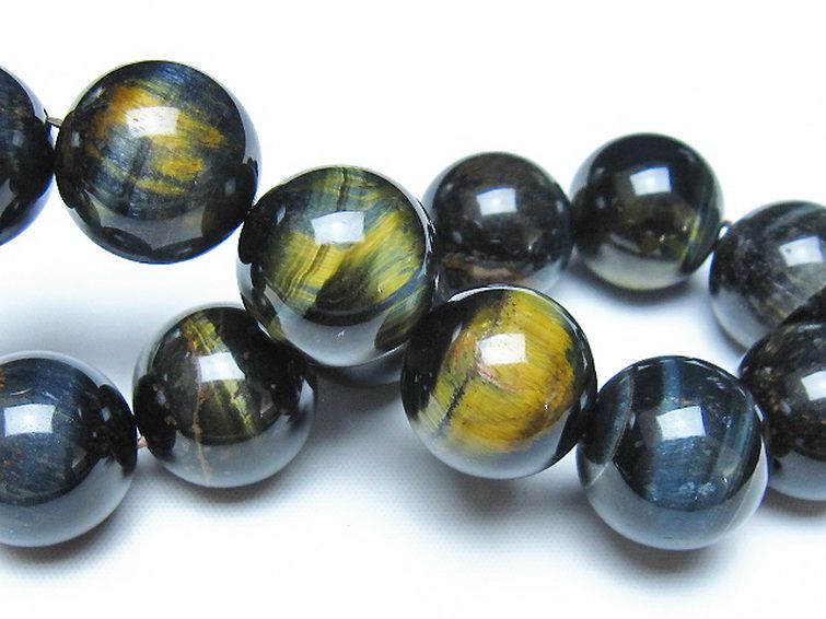 ミックスタイガーアイ ブレスレット 18mm [t31-6434] 2枚目