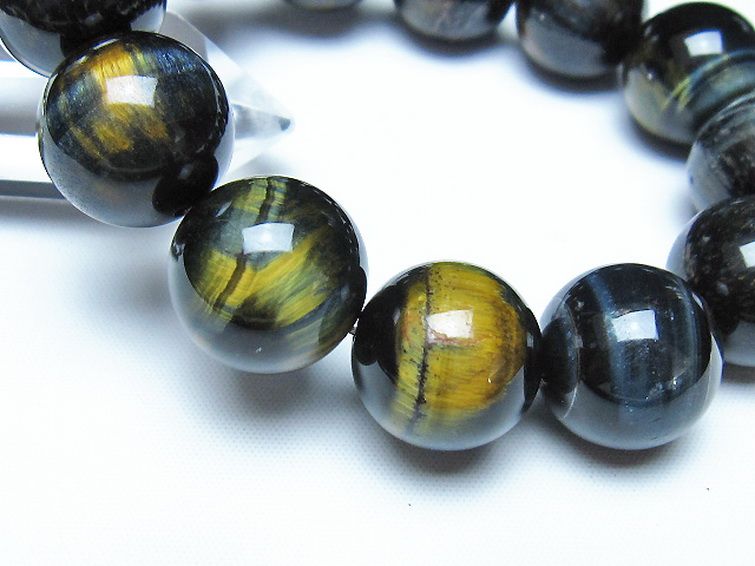 ミックスタイガーアイ ブレスレット 18mm [t31-6434] 3枚目