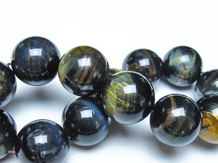 ミックスタイガーアイ ブレスレット 19mm [t31-6435] 2枚目