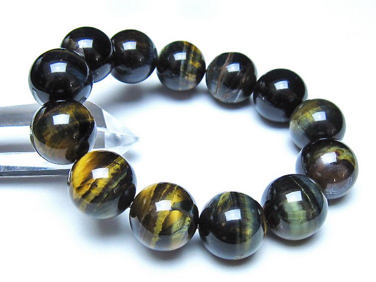ミックスタイガーアイ ブレスレット 18mm [t31-6443] 1枚目