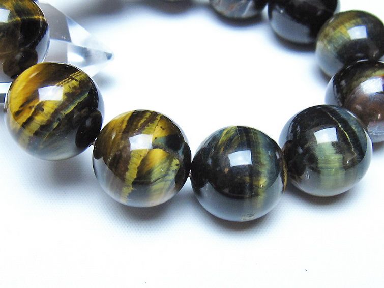 ミックスタイガーアイ ブレスレット 18mm [t31-6443] 3枚目