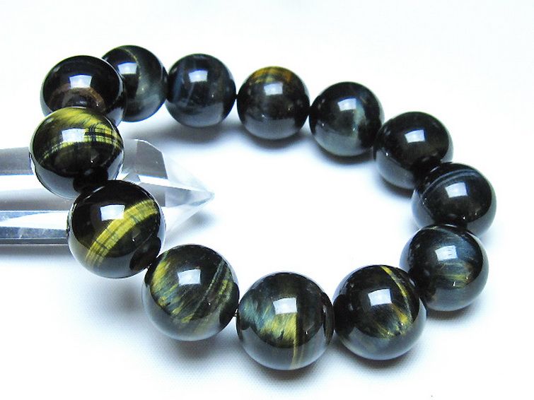 ミックスタイガーアイ ブレスレット 18mm [t31-6449] 1枚目