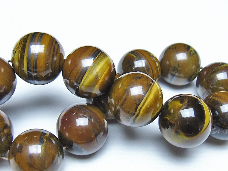 アイアンタイガーアイ ブレスレット 18mm [t31-6565] 2枚目