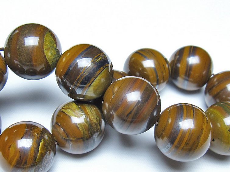 アイアンタイガーアイ ブレスレット 19mm [t31-6570] 2枚目