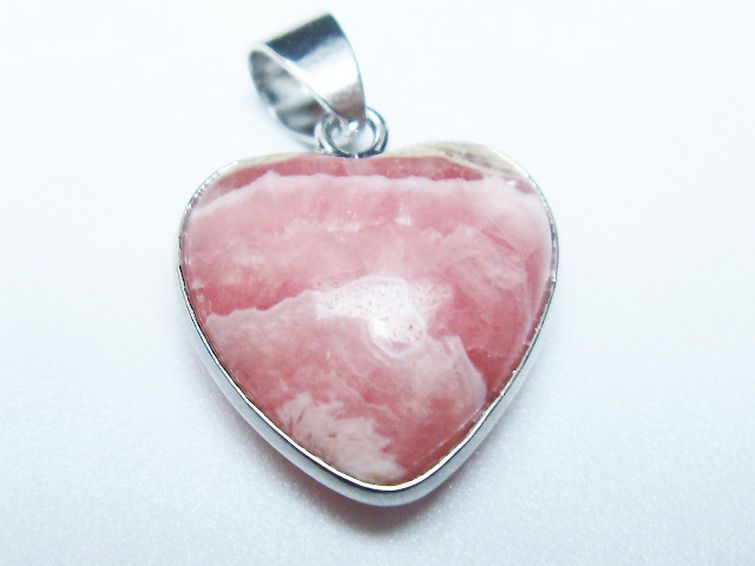 インカローズ ロードクロサイトハート ペンダント [T313-5856] 1枚目