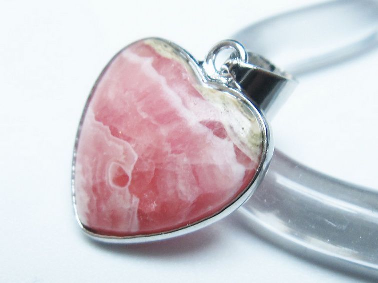 インカローズ ロードクロサイトハート ペンダント [T313-5856] 3枚目