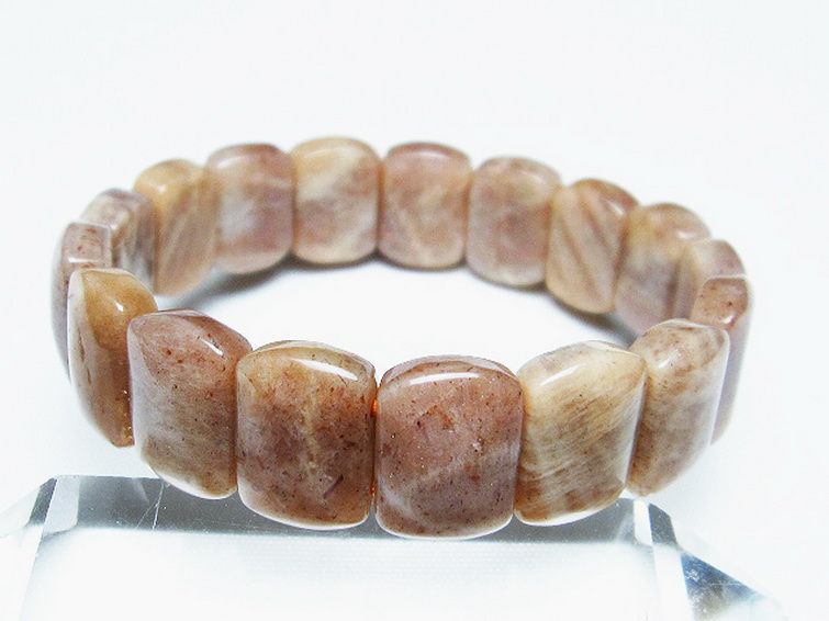 オレンジムーンストーン バングル [t315-2253] 1枚目