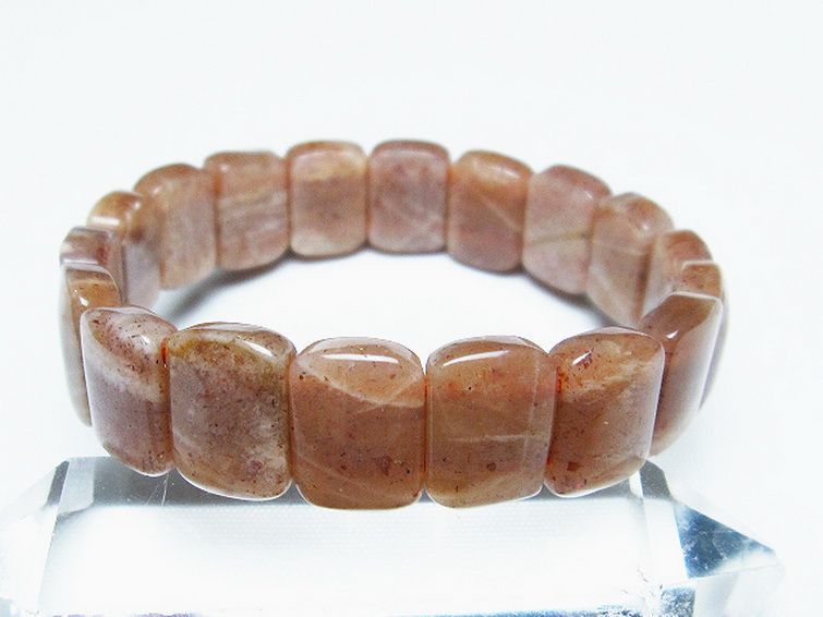 オレンジムーンストーン バングル [t315-2356] 1枚目