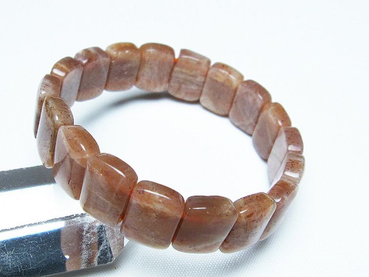 オレンジムーンストーン バングル [t315-2356] 2枚目