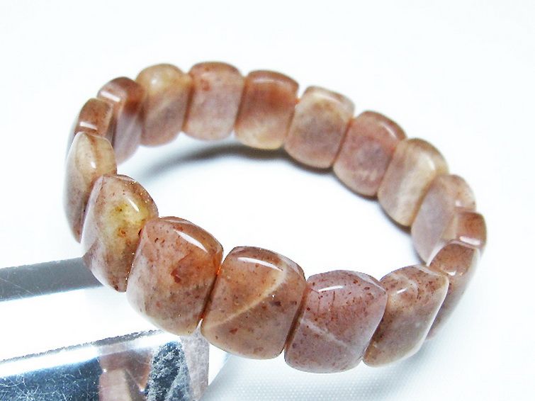 オレンジムーンストーン バングル [t315-2564] 2枚目