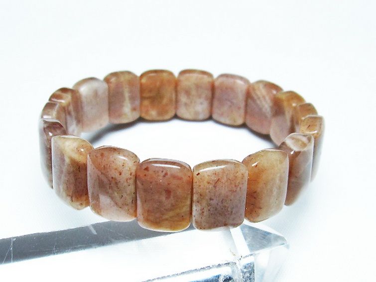 オレンジムーンストーン バングル [t315-2580] 1枚目