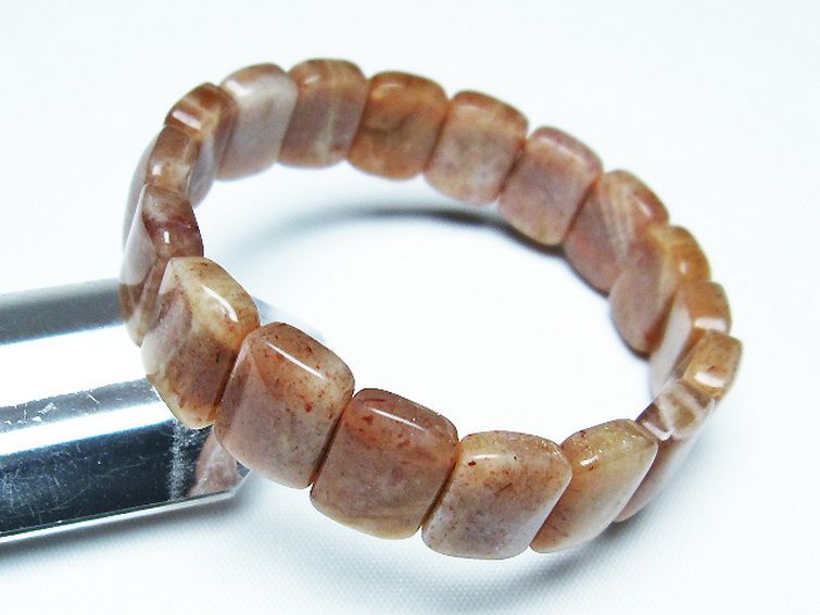 オレンジムーンストーン バングル [t315-2580] 2枚目