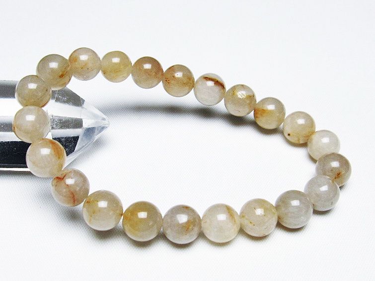 ラビットヘアールチル ブレスレット 9mm [T316-1446] 1枚目