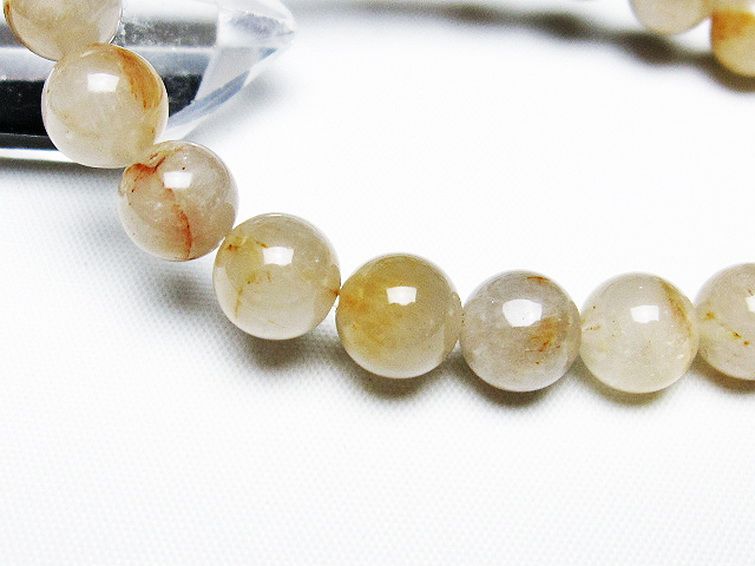 ラビットヘアールチル ブレスレット 9mm [T316-1446] 3枚目