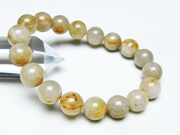 ラビットヘアールチル ブレスレット 11mm [T316-1858] 1枚目