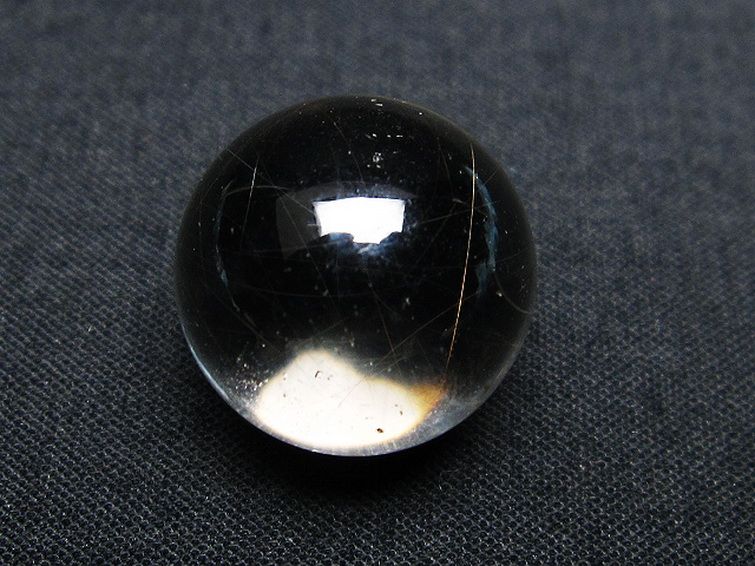 ルチル入り 水晶 丸玉 17mm [T318-4876] 3枚目