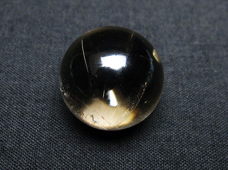 ルチル入り 水晶 丸玉 17mm [T318-4896] 1枚目