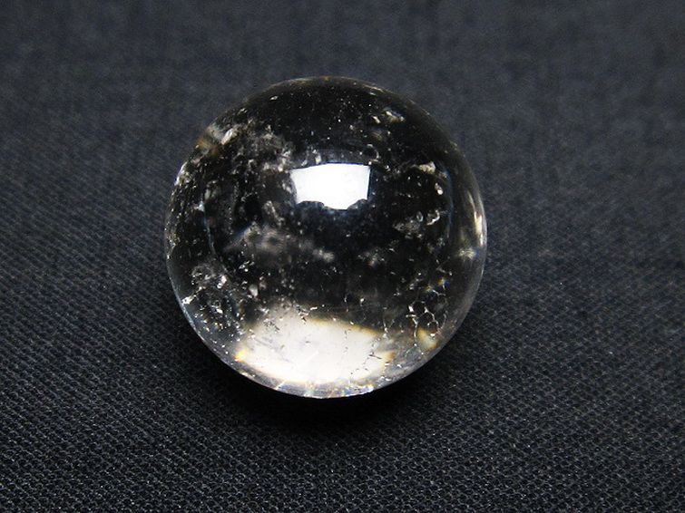 ルチル入り 水晶 丸玉 17mm [T318-4912] 3枚目