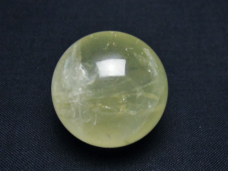 シトリン水晶 丸玉 28mm [T318-5452] 1枚目