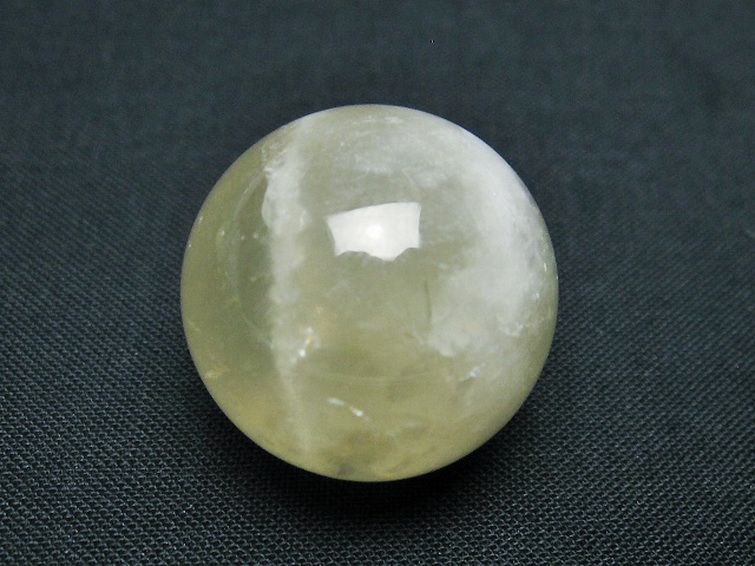 シトリン水晶 丸玉 25mm [t318-5797] 1枚目