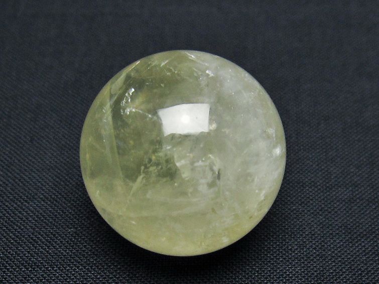 シトリン水晶 丸玉 26mm [t318-5843] 1枚目