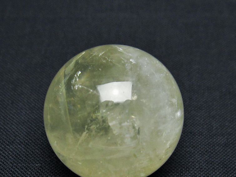 シトリン水晶 丸玉 26mm [t318-5843] 2枚目