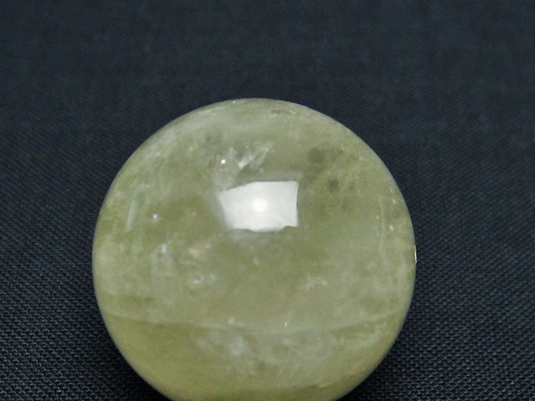 シトリン水晶 丸玉 26mm [t318-5844] 2枚目