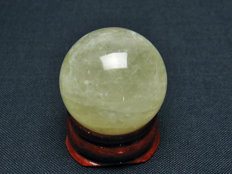 シトリン水晶 丸玉 26mm [t318-5844] 3枚目