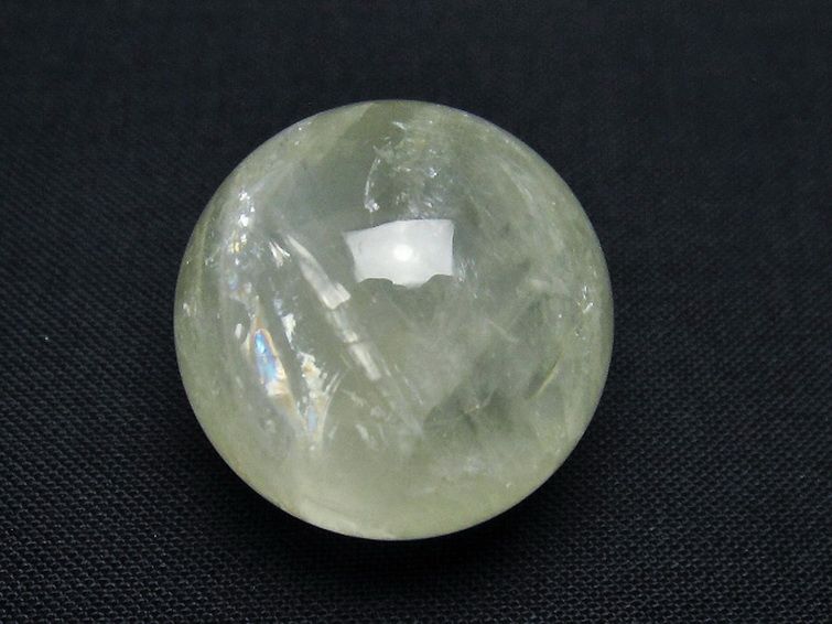 シトリン水晶 丸玉 24mm [t318-5856] 1枚目