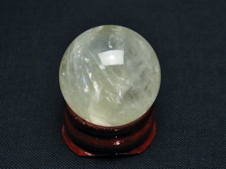 シトリン水晶 丸玉 24mm [t318-5856] 3枚目