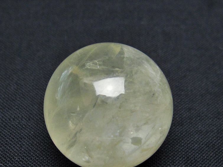 シトリン水晶 丸玉 24mm [T318-5868] 2枚目
