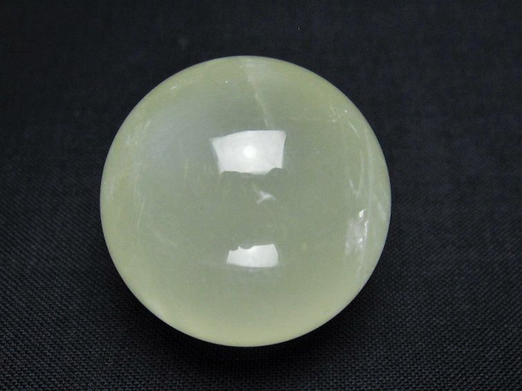 シトリン水晶 丸玉 31mm [T318-6004] 1枚目