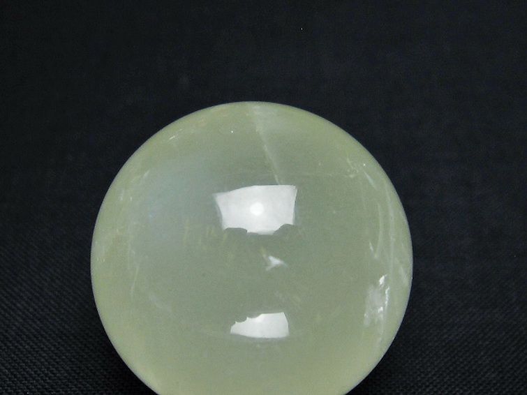 シトリン水晶 丸玉 31mm [T318-6004] 2枚目