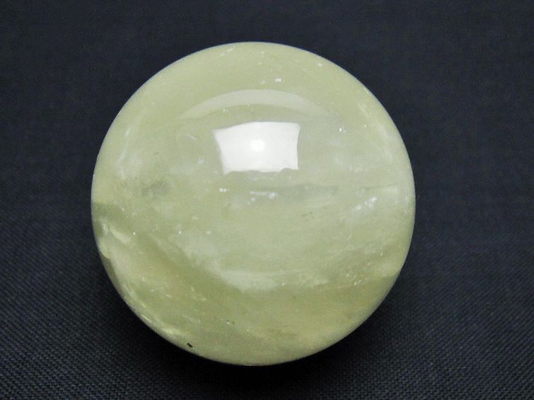 シトリン水晶 丸玉 36mm [T318-6125] 1枚目