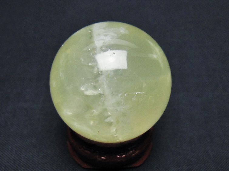 シトリン水晶 丸玉 31mm [T318-6167] 3枚目