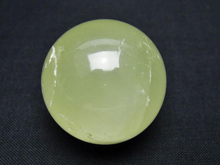 シトリン水晶 丸玉 32mm [T318-6173] 1枚目