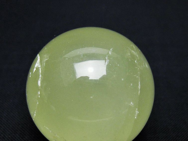 シトリン水晶 丸玉 32mm [T318-6173] 2枚目