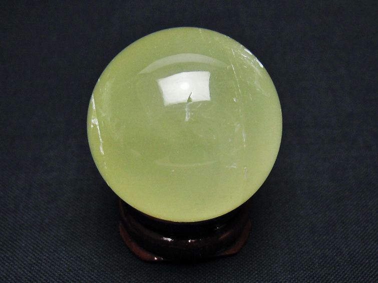 シトリン水晶 丸玉 32mm [T318-6173] 3枚目