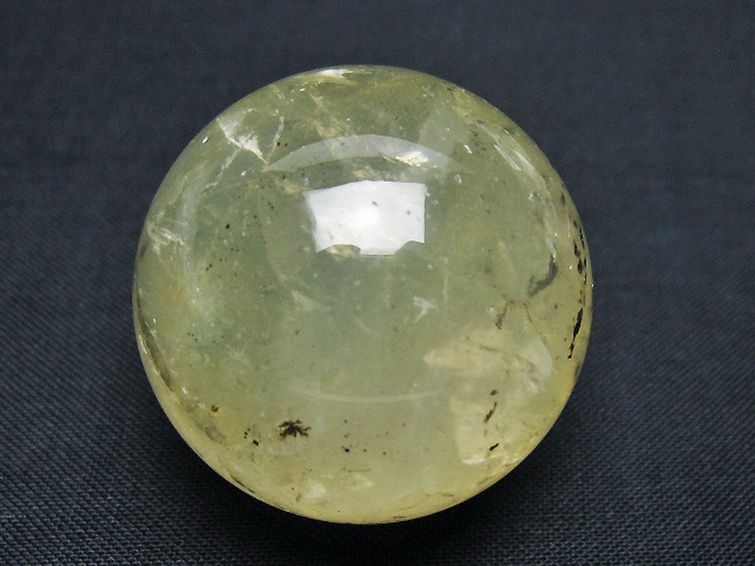 シトリン水晶 丸玉 34mm [T318-6199] 1枚目