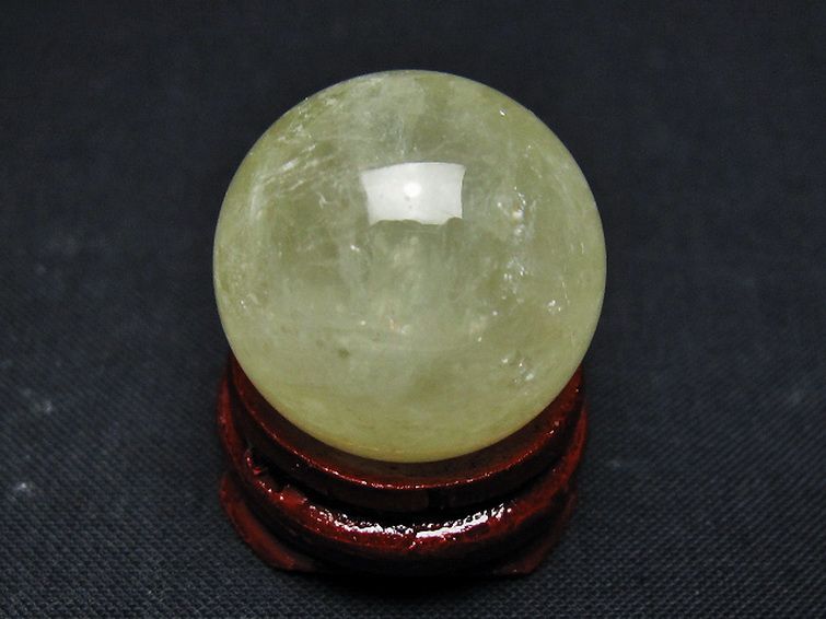 シトリン水晶 丸玉 24mm [t318-6287] 3枚目