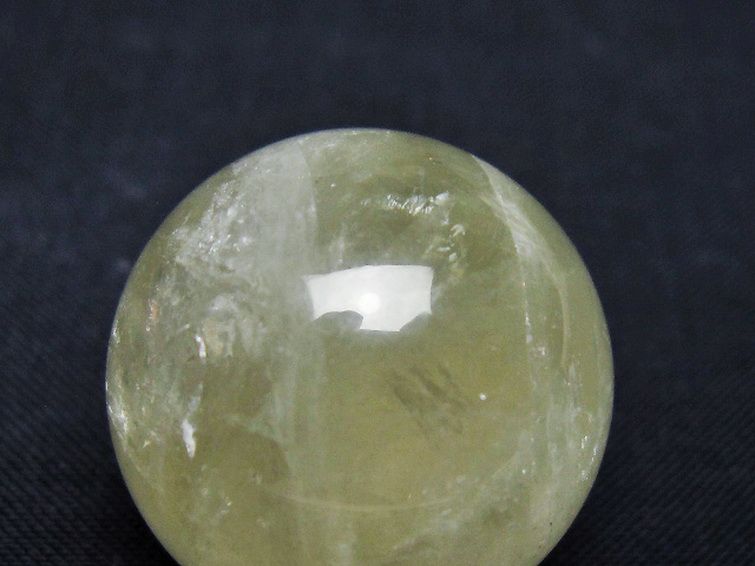 シトリン水晶 丸玉 25mm [t318-6309] 2枚目