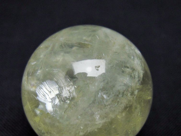 シトリン水晶 丸玉 28mm [t318-6330] 2枚目