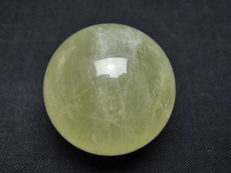 シトリン水晶 丸玉 29mm [t318-6335] 1枚目