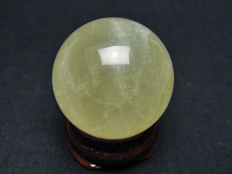 シトリン水晶 丸玉 29mm [t318-6335] 3枚目