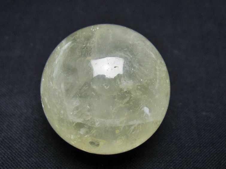 シトリン水晶 丸玉 29mm [t318-6348] 1枚目