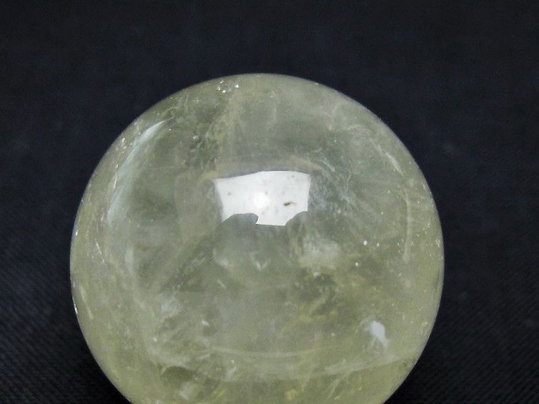 シトリン水晶 丸玉 29mm [t318-6348] 2枚目