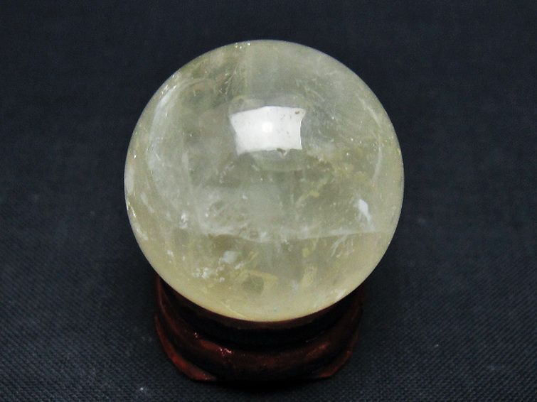 シトリン水晶 丸玉 29mm [t318-6348] 3枚目