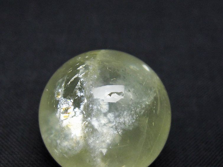 シトリン水晶 丸玉 22mm [t318-6367] 2枚目