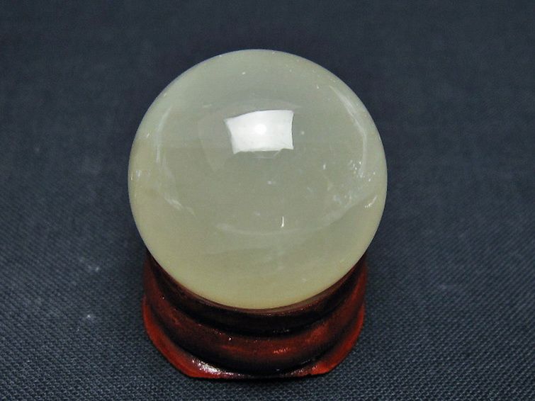 シトリン水晶 丸玉 26mm [t318-6389] 3枚目
